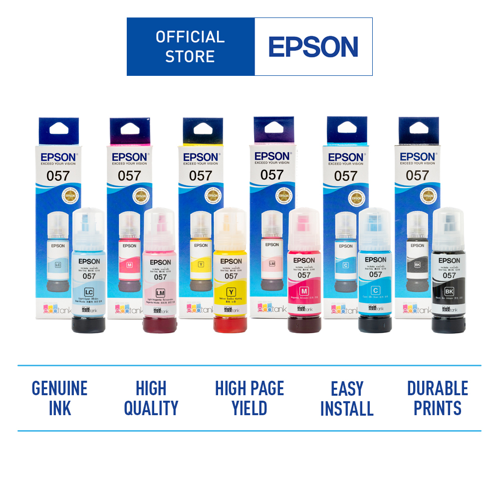 Jual epson tinta 057 1 set 6 warna shopee indonesia