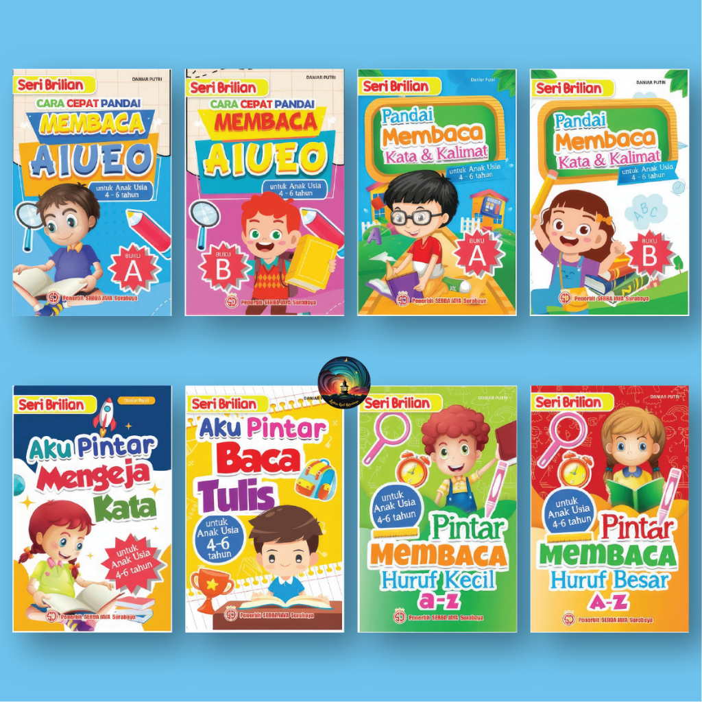 Jual Buku Anak Seri Brilian Membaca Menulis Mengeja Kata Dan Kalimat ...