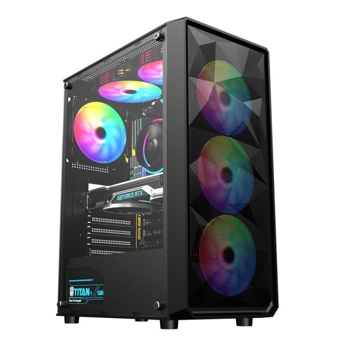 自作ゲーミングPC i7-4770/16GB/GTX1050Ti/SSD/HDD Jual PC Gaming Fullset intel core i7 4770 GTX 1050 TI HDD SSD Ram