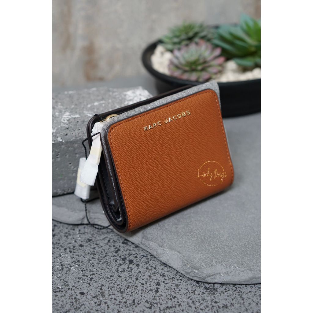 dompet mj original/marc jacobs daily mini compact bifold wallet