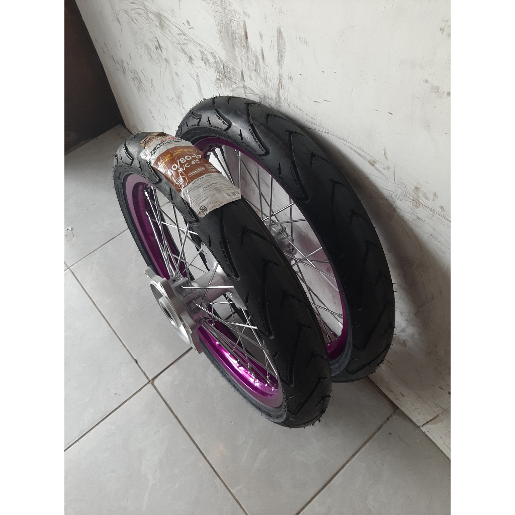 Jual Roda Surex CRF Ring 17 Velg Ukur 140/160 Wheelset CRF150L Ban ...