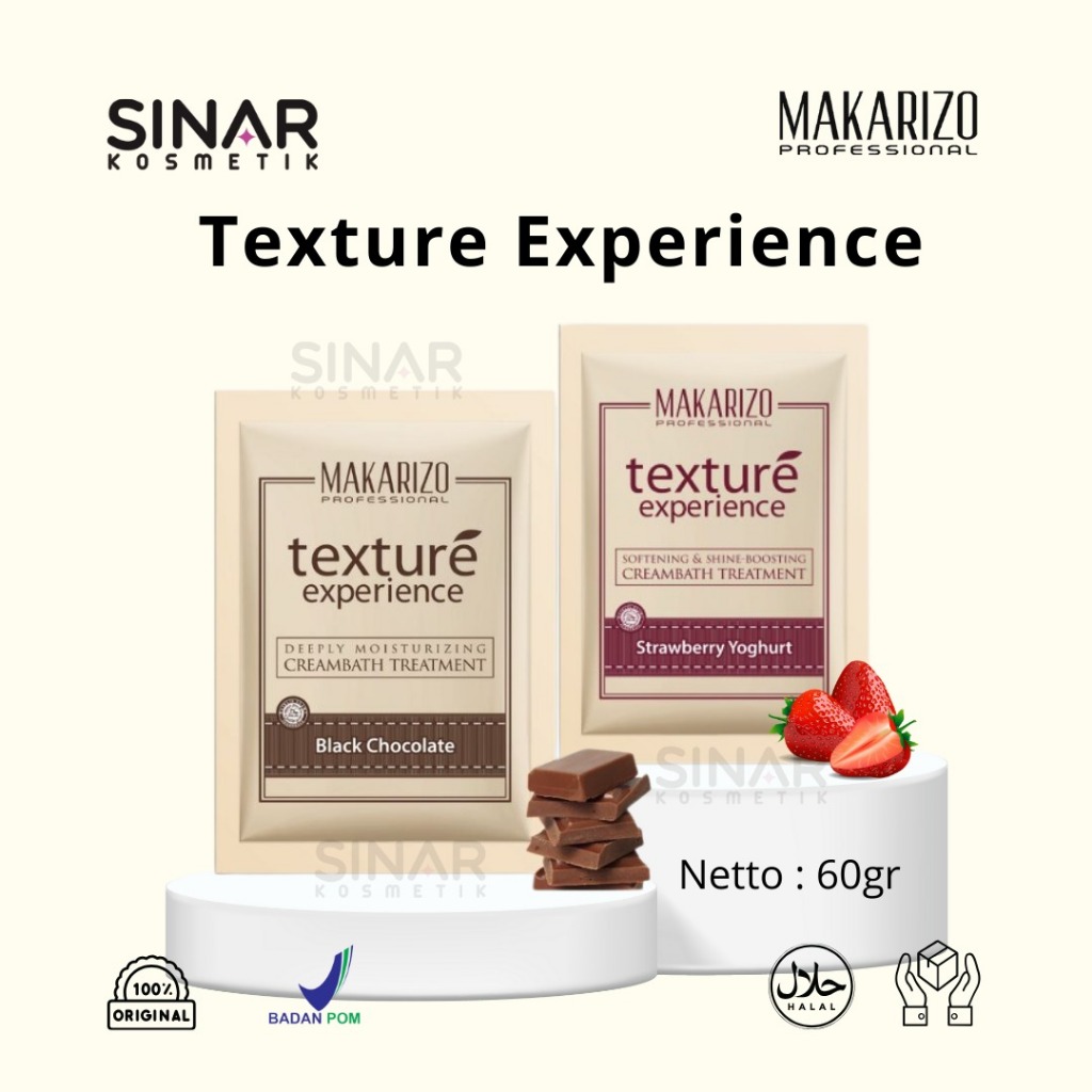 Jual Makarizo Texture Experience 60gr (Sachet) | Shopee Indonesia