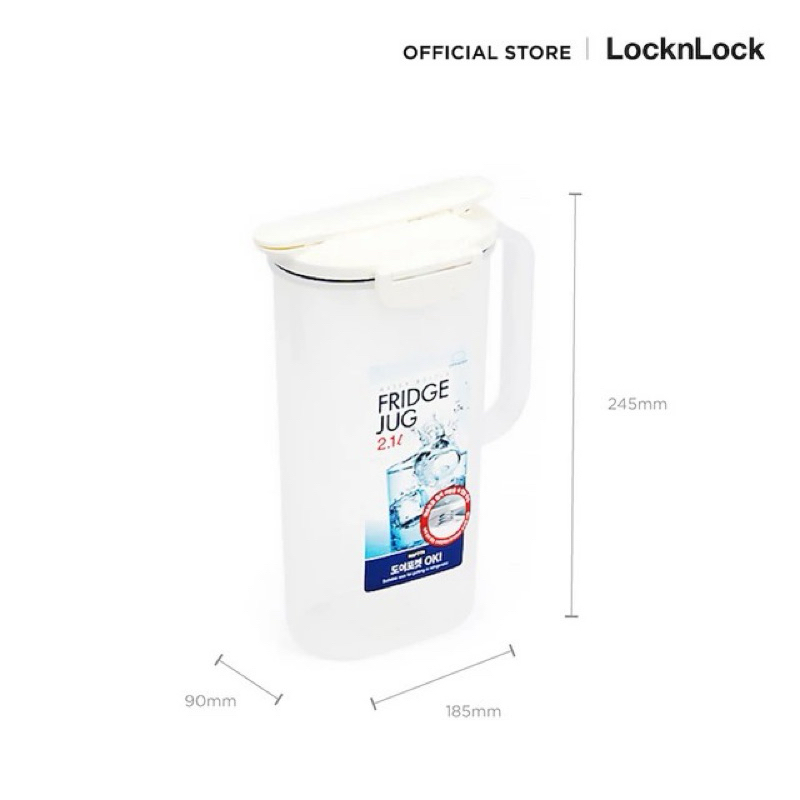 Jual LocknLock Fridge Jug 2.1 L HAP770 / Lock&Lock Pitcher Teko Air ...