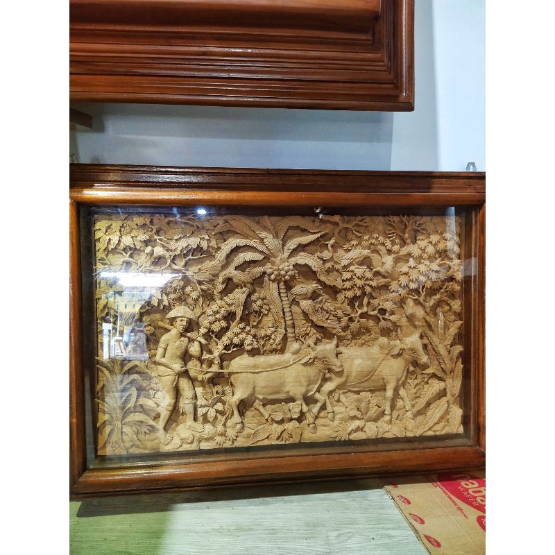 Jual ARJUNA - Relief Ukiran Jepara - Relief Ukiran Kayu Jati Jepara - Ukiran  Jepara - Hiasan Dinding Kayu Jati - Almari - Hiasan Dinding - Pigura -  Hiasan Ukiran Jepara - INDOJAVAMEUBLE | Shopee Indonesia