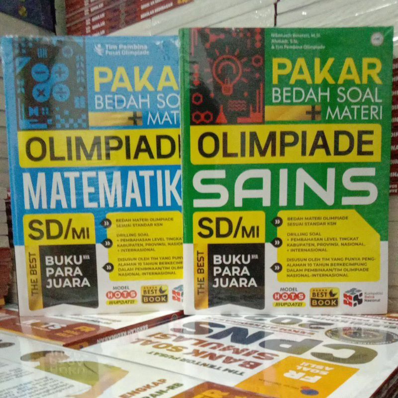 Jual Buku Soal Matematika Dan Sains Sd Pakar Bedah Soal Materi Olimpiade Sains Ipa Dan 2650