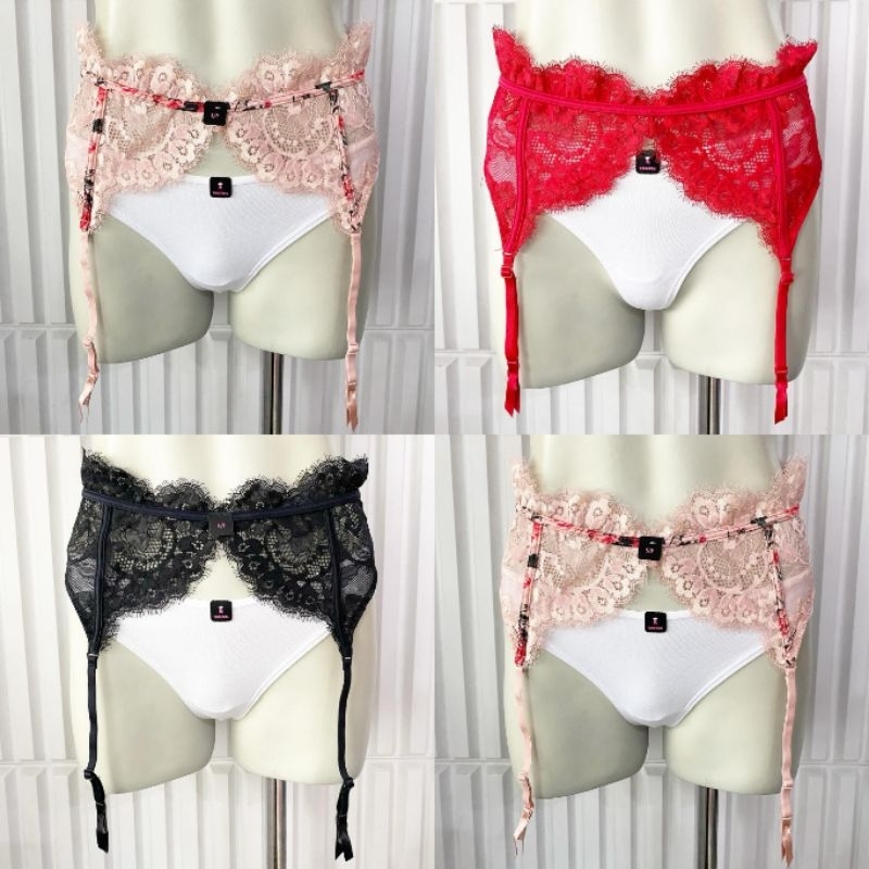 la senza garter belt Blue Garter Belt La Senza Garter Belts