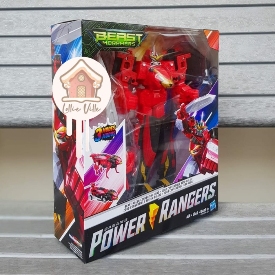 Jual Power Rangers Beast Morphers Beast Racer Converting Zord Action ...