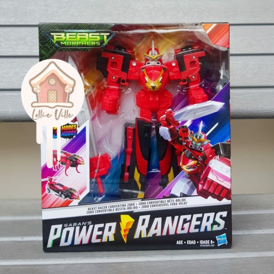 Jual Power Rangers Beast Morphers Beast Racer Converting Zord Action ...