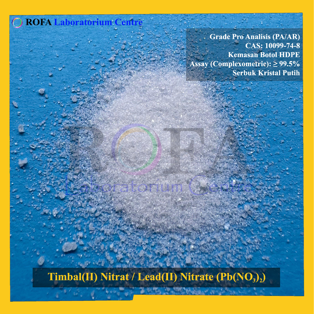 Jual Timbal(II) Nitrat / Lead(II) Nitrate / Pb(NO3)2 Pro Analisis ...