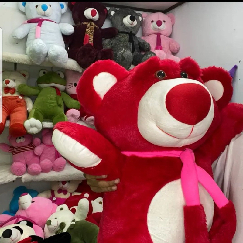 Jual BONEKA LOTSO JUMBO 90 CM BAHAN RABBIT FUR ( BULU LEMBUT & HALUS ...