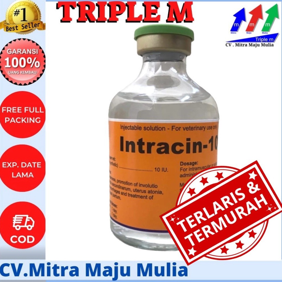 Jual INTRACIN 1S 5 ml Pengganti Oxytocin 1 Hormon Perangsang Kontraksi ...