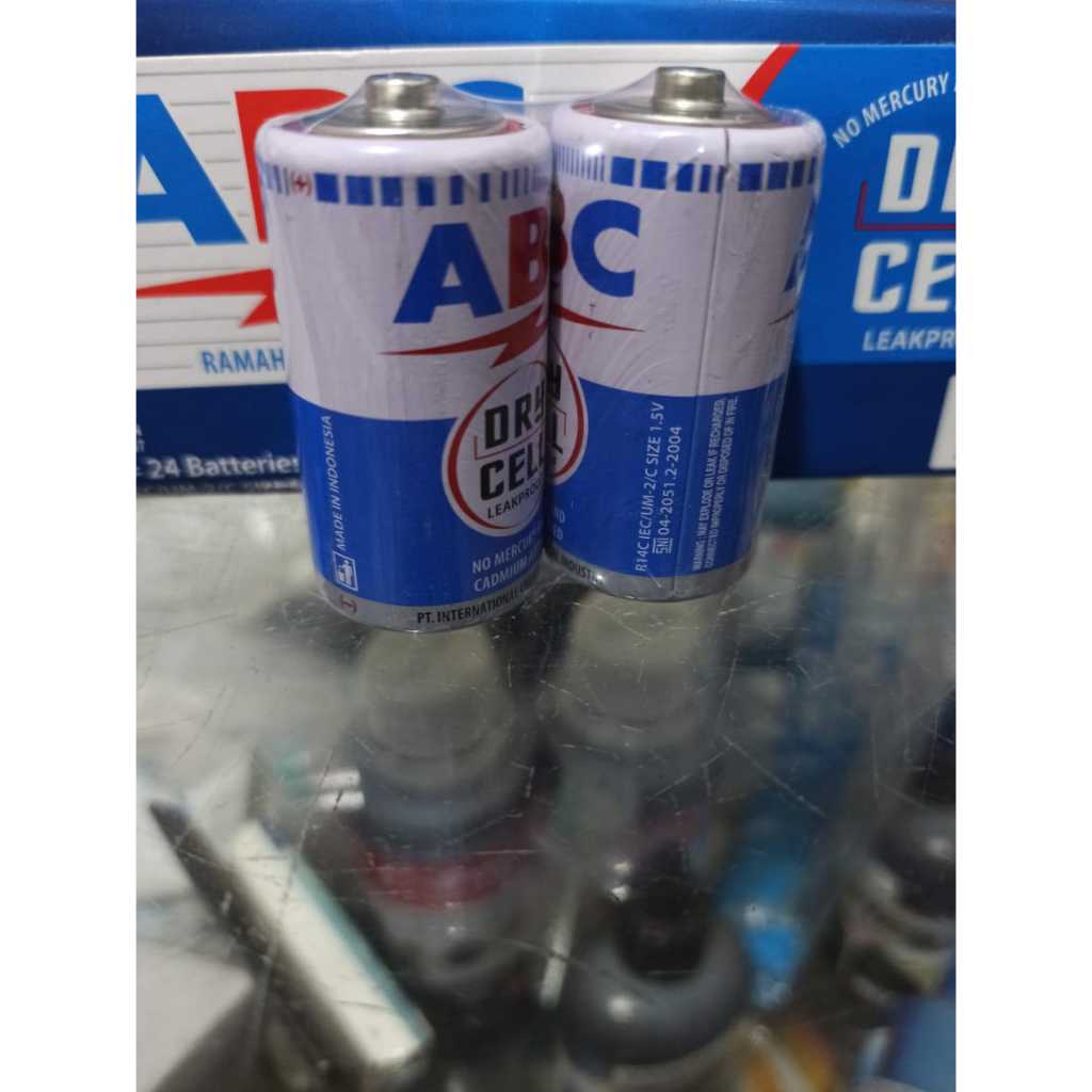 Jual [1 PCS] BATERAI ABC BIRU TANGGUNG R14 SIZE C | Shopee Indonesia