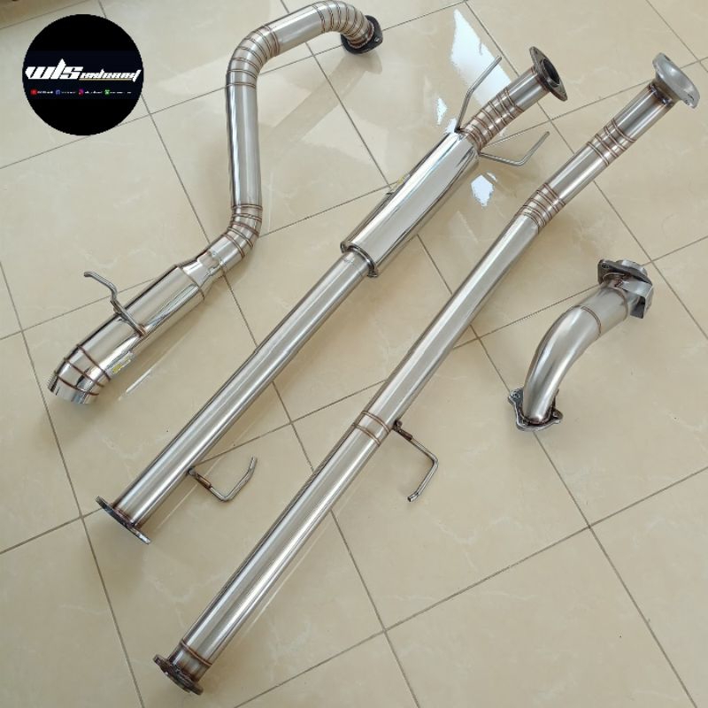 Jual Knalpot Mobil Innova 2kd Fortuner Non Vnt Diesel Pnp Full System Wls Exhaust Stainless 8685