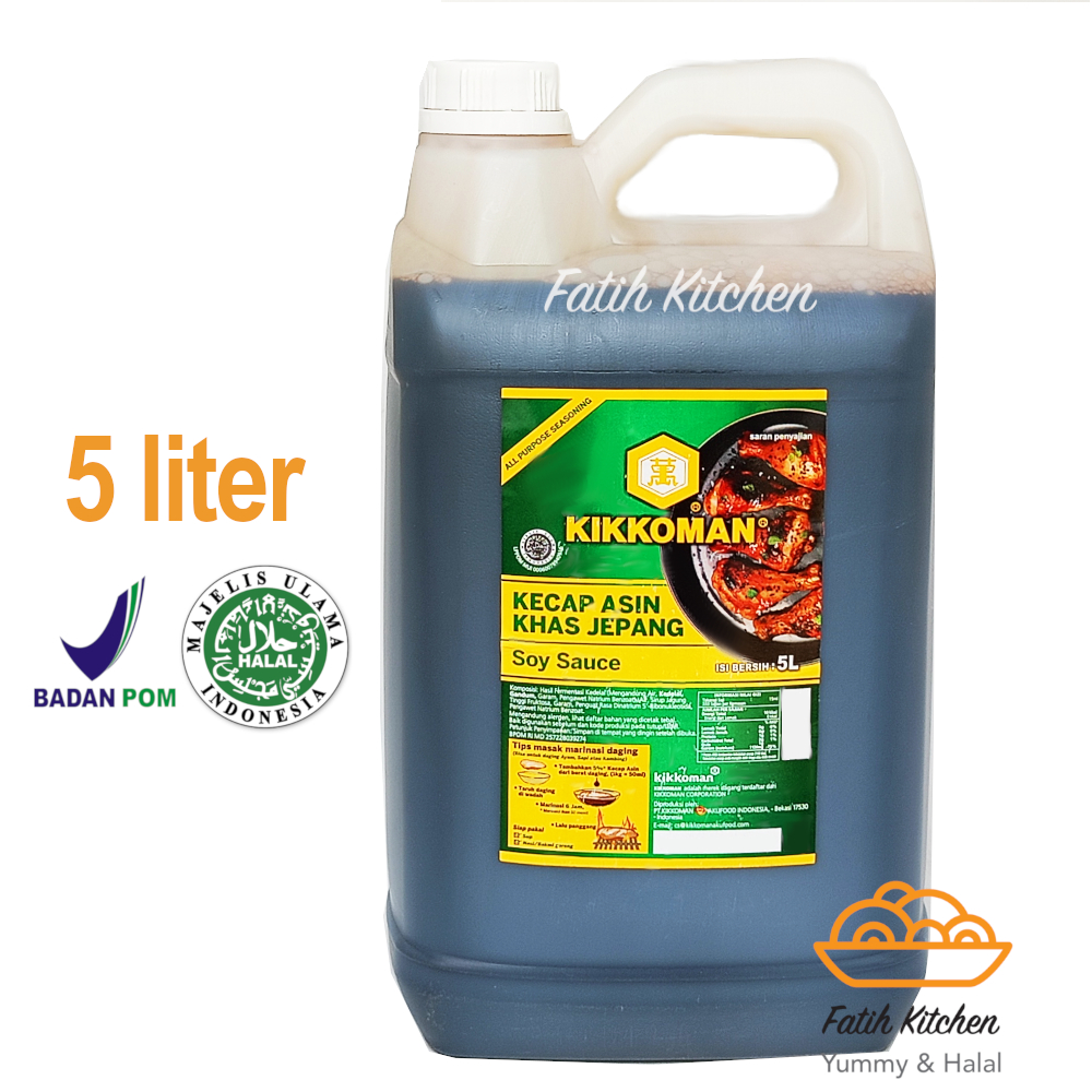 Jual Kikkoman All Purpose Soy Sauce Halal 5 liter Jerigen Kecap Asin