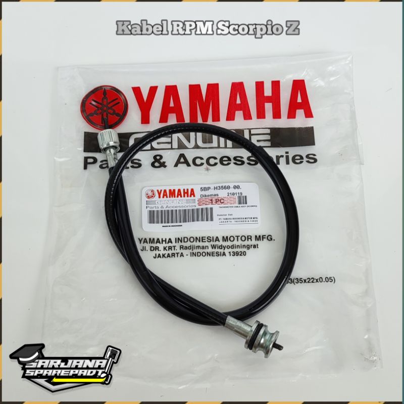 Jual Kabel Tali Tachometer RPM Motor Yamaha Old Scorpio Z Lama | Shopee ...