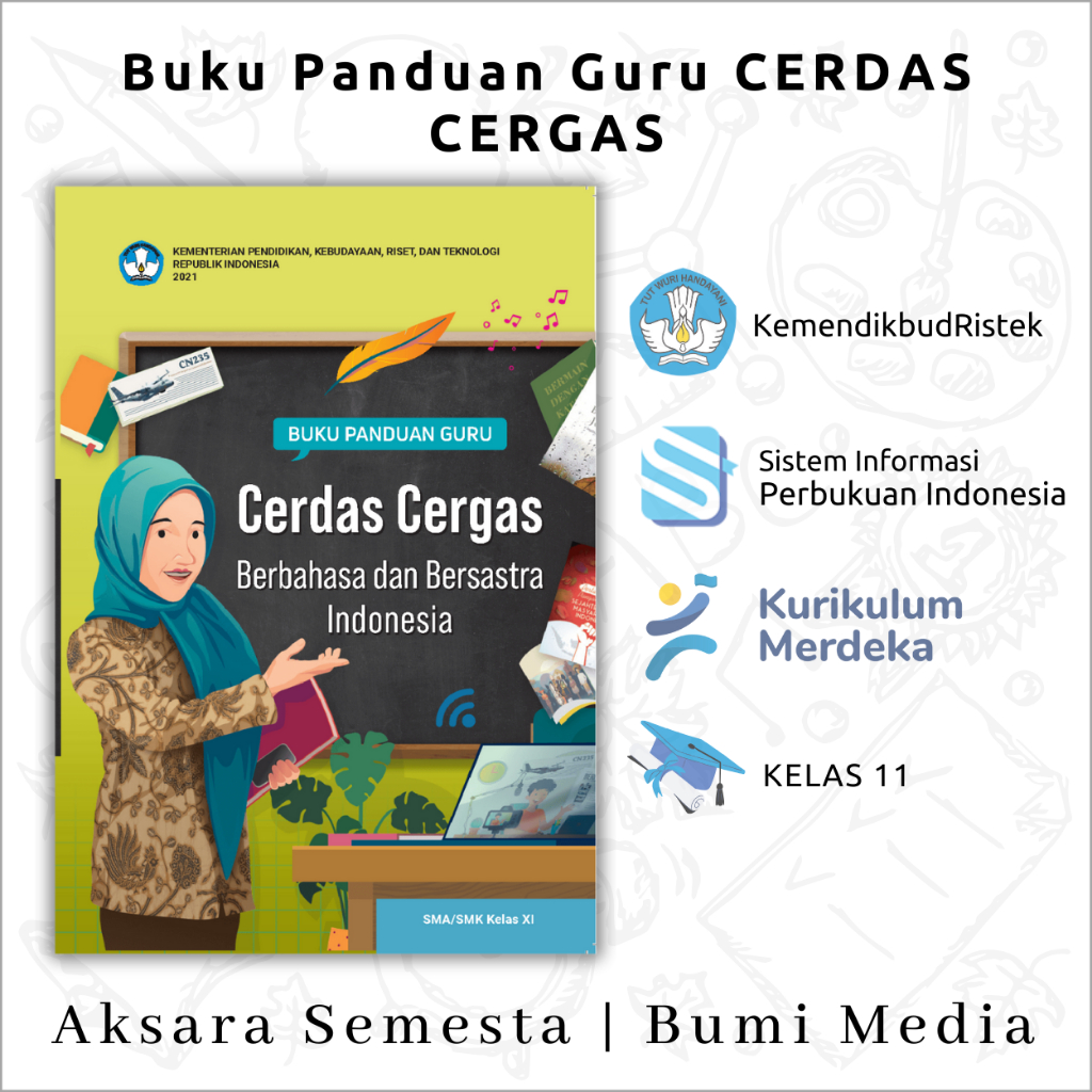 Jual Buku Panduan Guru CERDAS CERGAS Berbahasa Dan Bersastra Indonesia ...