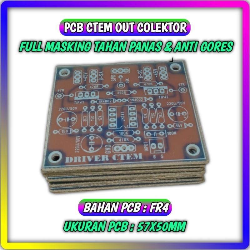 Jual Pcb driver ctem ocl 140w out kolektor | Shopee Indonesia
