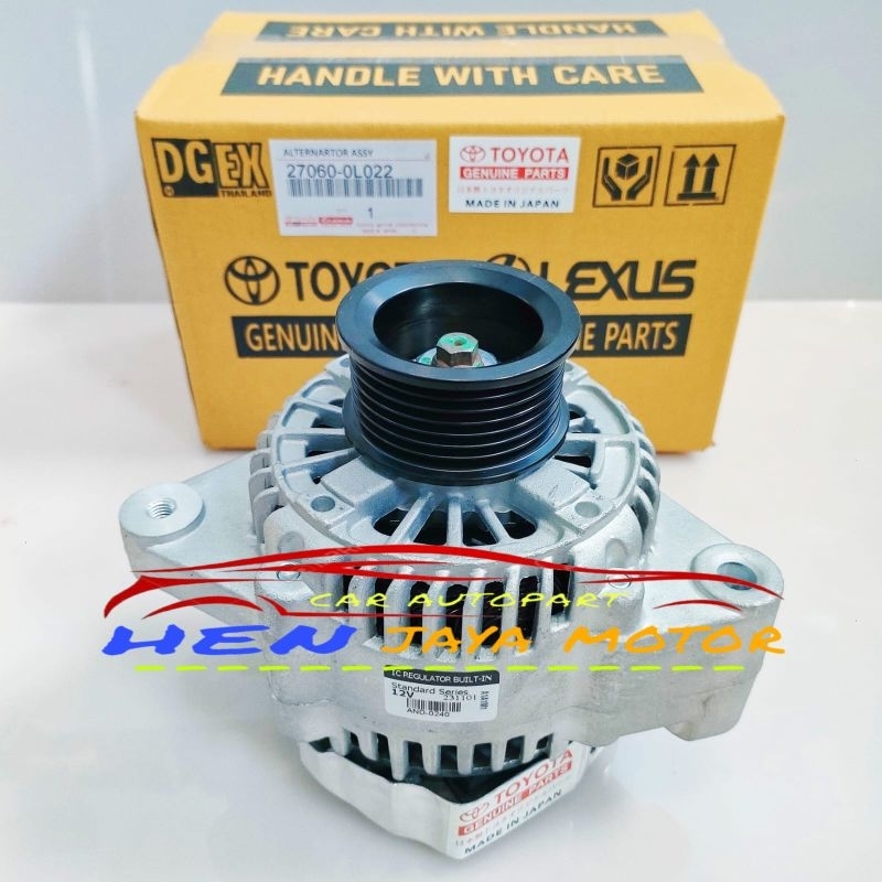 Jual ALTERNATOR ASSY TOYOTA INNOVA FORTUNER HILUX VIGO DIESEL 2KD ...