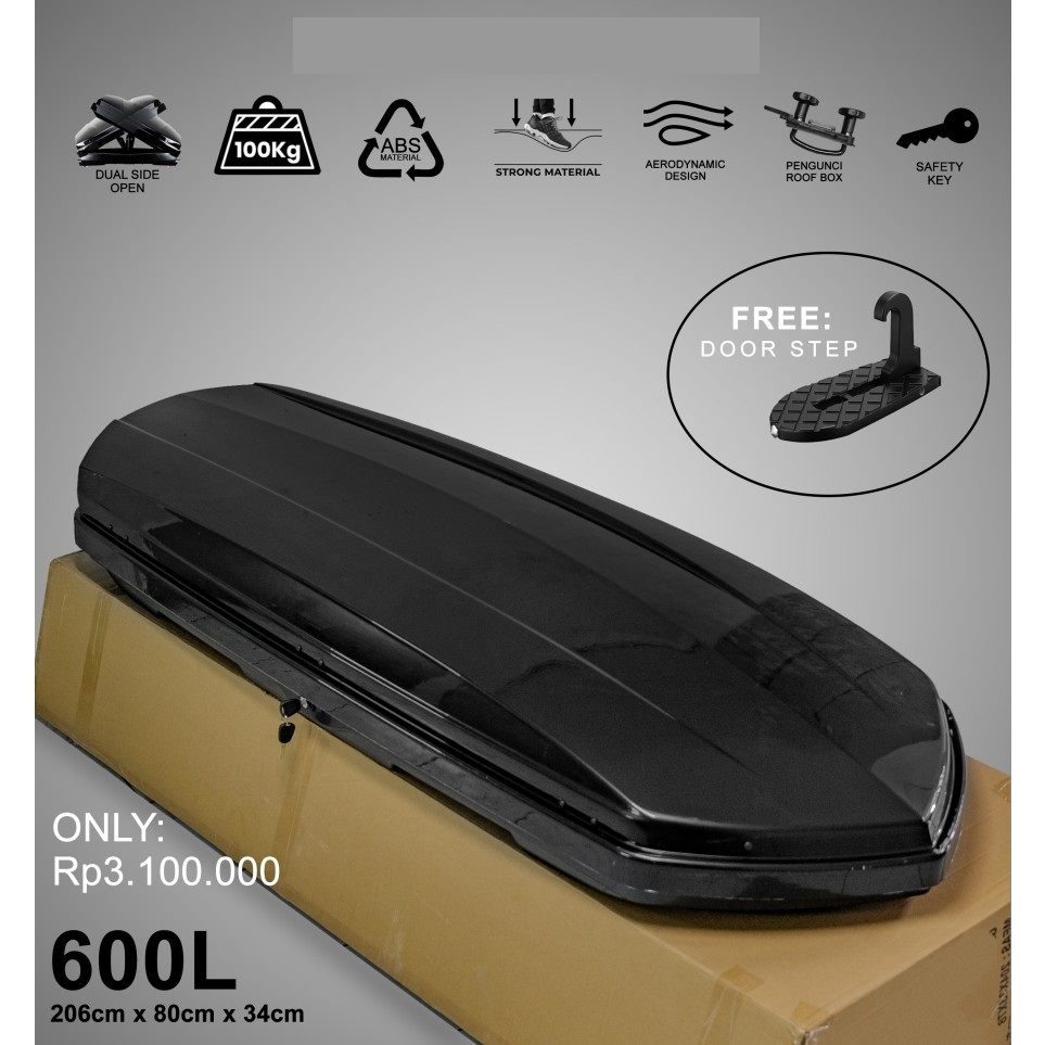 Jual Cod Roofbox Mobil Universal Roof Box Mobil Universal Bagasi Atap Mobil Universal