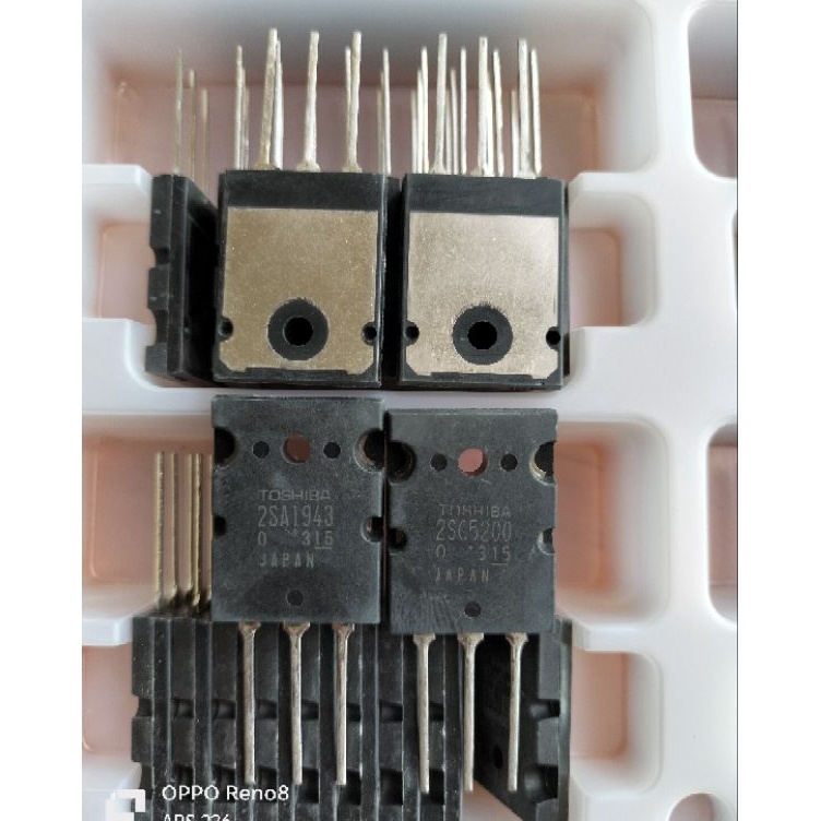 Jual PtW Thosiba 2SA 1943 2SC 52 Original Super Transistor Thosiba 1943 ...