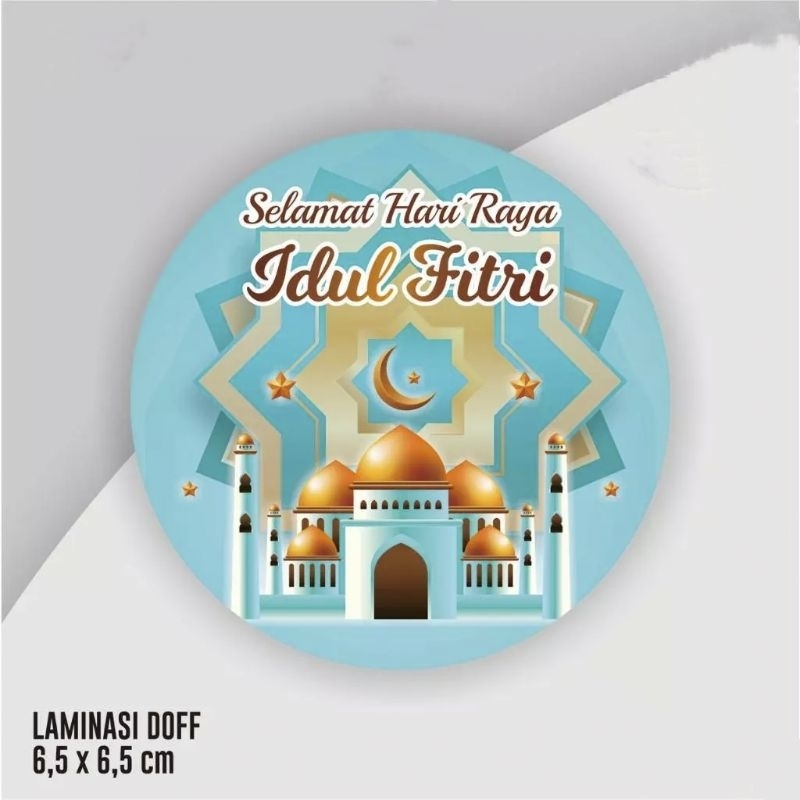 Jual Stiker Toples Lebaran / Sticker idul Fitri Hampers Lebran - Isi 10 ...