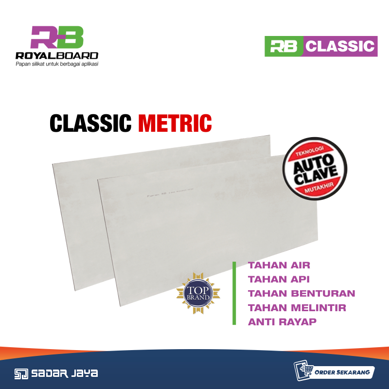 Jual Royalboard Classic Metric Board Papan Silikat Fiber Cement