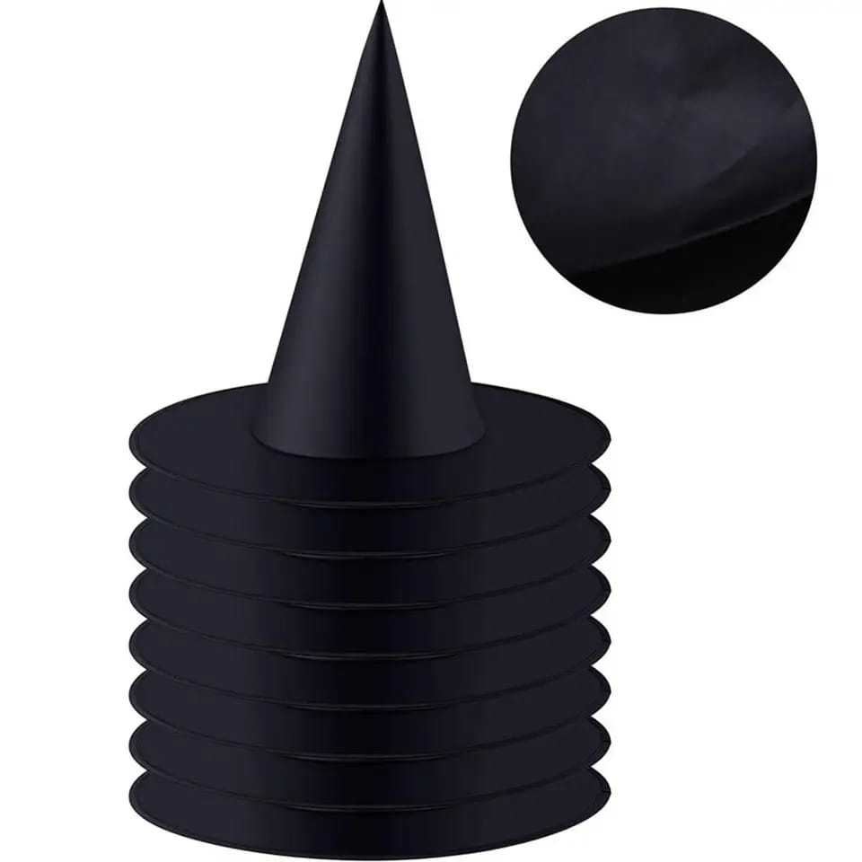 Jual VENUSJKT - Topi Party Halloween Steeple Magic Hat Keren Hitam Topi ...