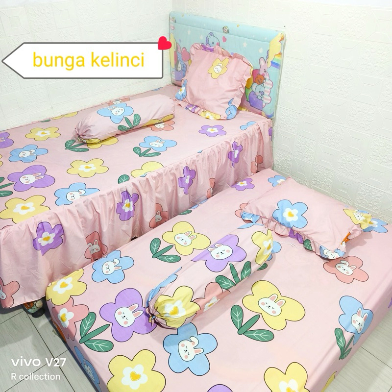 Jual SPREI SORONG/ SPREI DOUBLE RUMBAI 2in1 MOTIF DORAEMON 120x200 ...