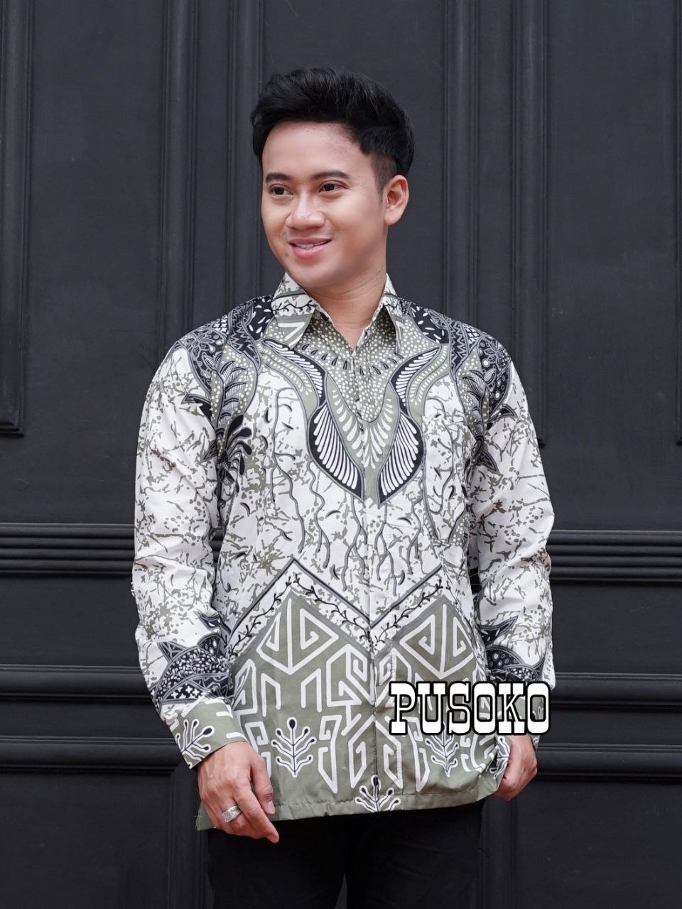 Jual Anonim Batik - Kemeja Batik Pria Lengan Panjang Seragaman Kerja ...