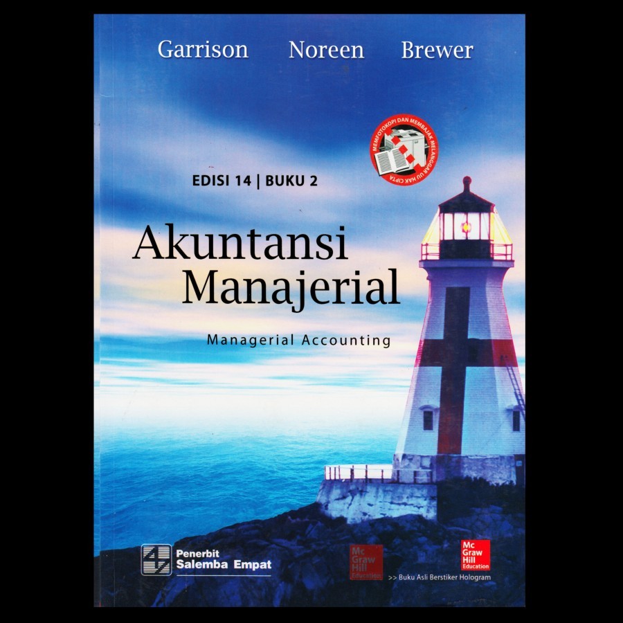 Jual Buku Akuntansi Manajerial, Managerial Accounting Edisi-14 Buku Ke-2: | Shopee Indonesia