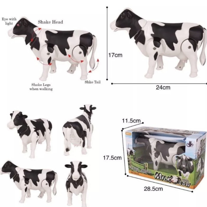 Jual Mainan anak Hewan Sapi B/O Besar 333-33//MAINAN SAPI BATERAI lampu ...