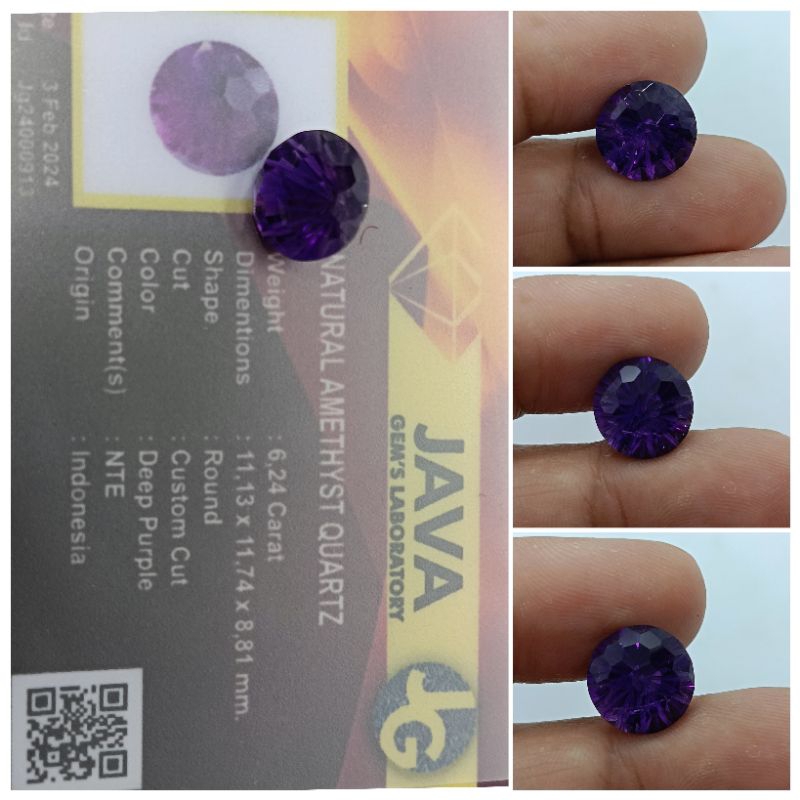 Jual Natural Amethyst Ct Custom Cut Memo Jgl Top Kecubung Brazil Shopee Indonesia