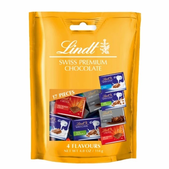 Jual Coklat LINDT Swiss Premium Chocolate Assorted Napolitains Bag asal ...