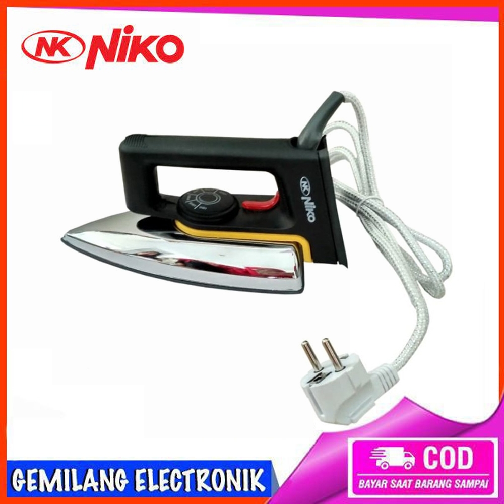 Jual Lsetrika Niko Nk 333s 300 Watt Setrika Murah Anti Lengket