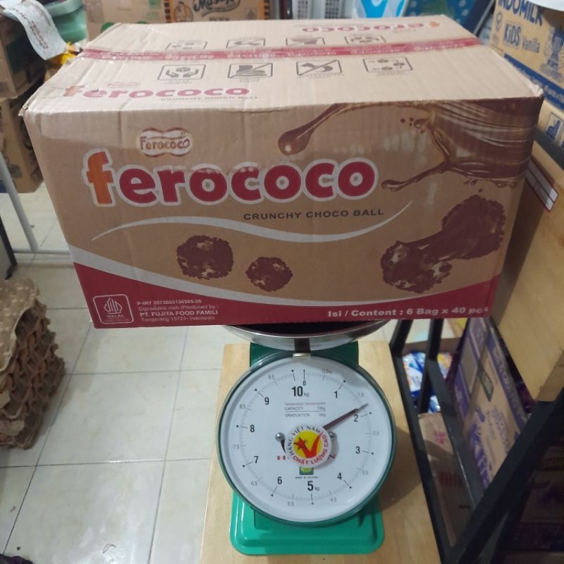 Jual SUMATRA - FEROCOCO CRUNCHY CHOCO BALL DUS ISI 6 PACK X 40PCS ...