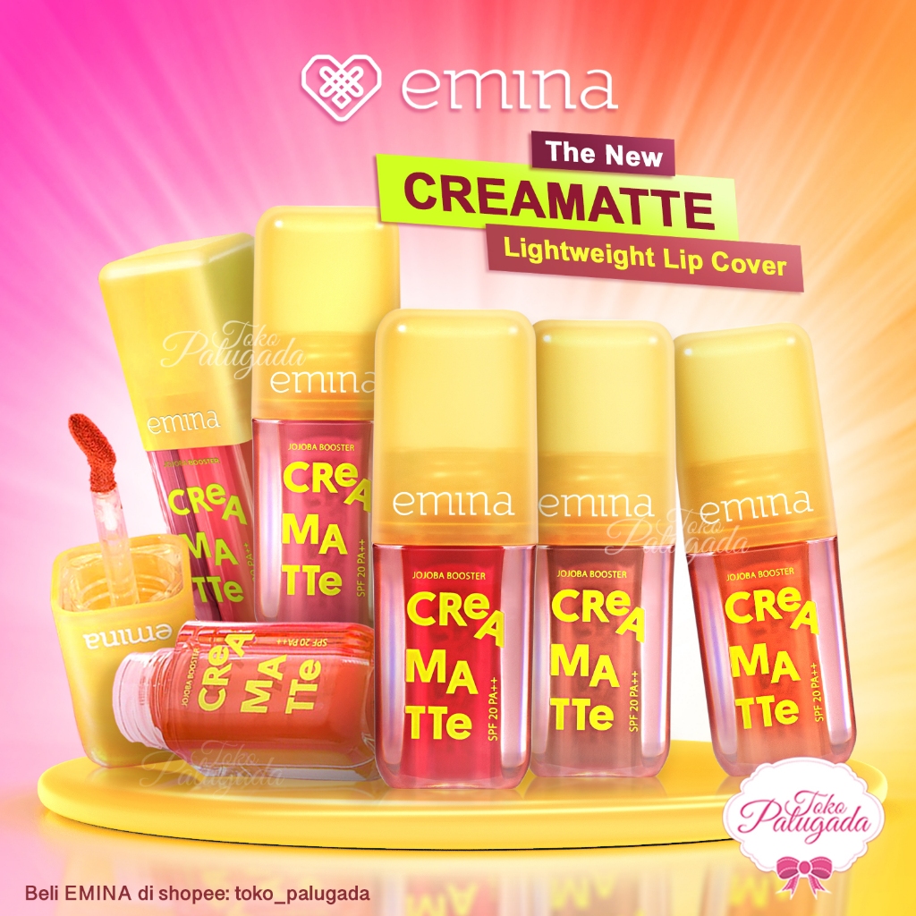 Jual Emina Creamatte Lightweight Lip Cover With SPF 20 PA++ Emina