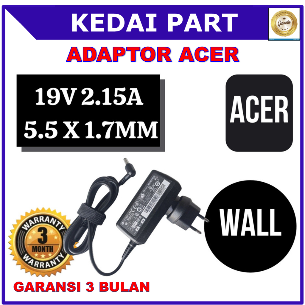 Jual Adaptor Charger Acer One Inch Ori Shopee Indonesia