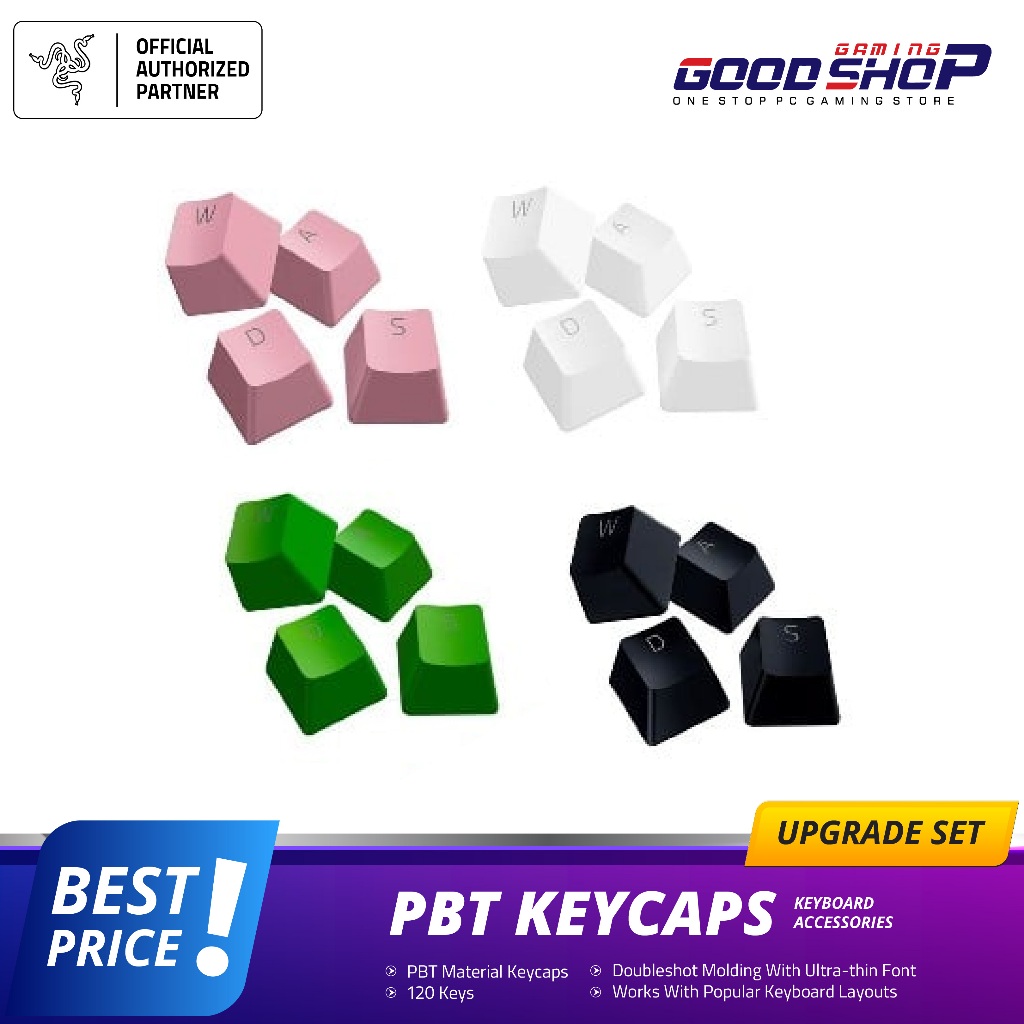 Jual Razer PBT Keycap Upgrade Set | Shopee Indonesia