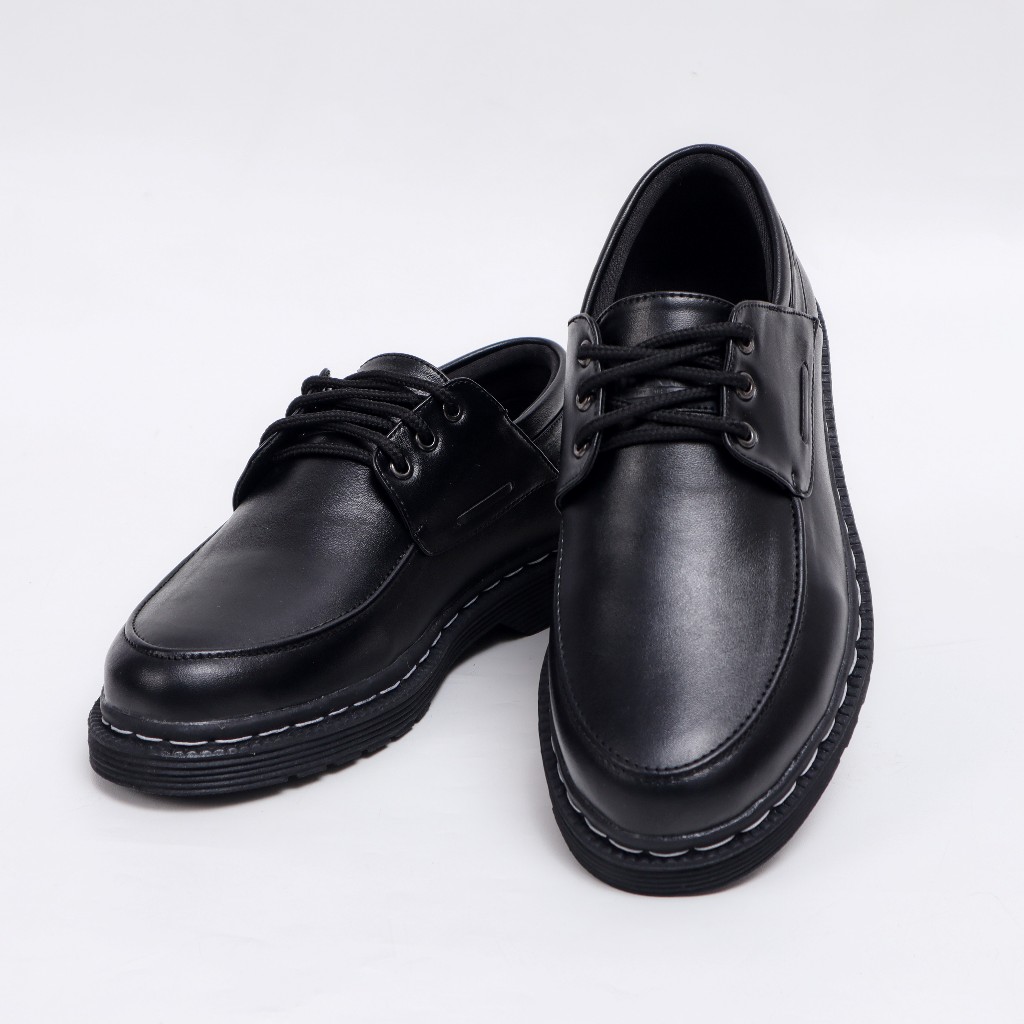 Jual Oslan Black - Sepatu Docmart Kulit Casual Formal - MNDY Official ...