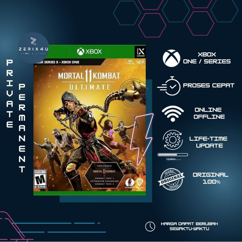 Jual Mortal Kombat 11 Ultimate Xbox One Series Xs Pc Privat Original Shopee Indonesia 7298