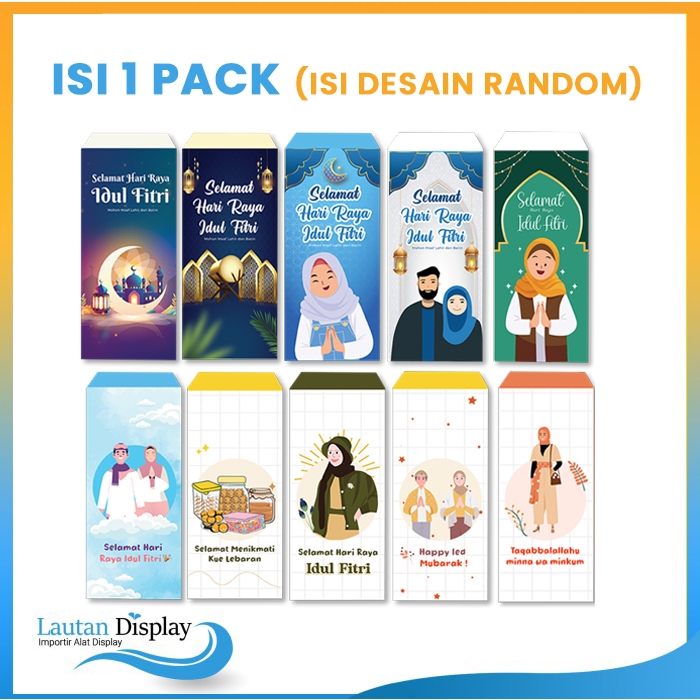 Jual Amplop Lebaran Karakter Unik 2024 Lucu Aesthetic Lucu Tebal Angpau ...