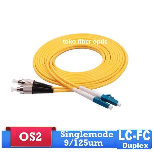 Jual LC-FC/FC-LC Duplex Singlemode 9/125um 5 meter Patchcord Fiber ...