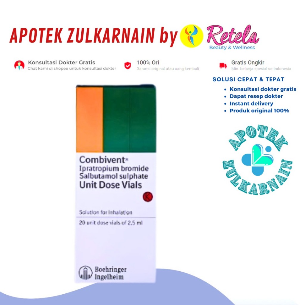 Jual Combivent 2,5Ml Udv 20`S | Shopee Indonesia