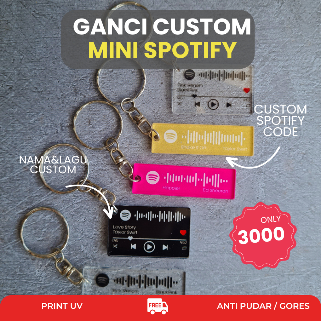 Gantungan Kunci Song Keychain Custom Jual Gantungan Kunci Akrilik - Main Image