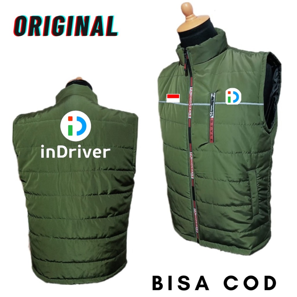 Jual Rompi Premium inDriverr Rompi inDriver Full Print Quality Premium ...