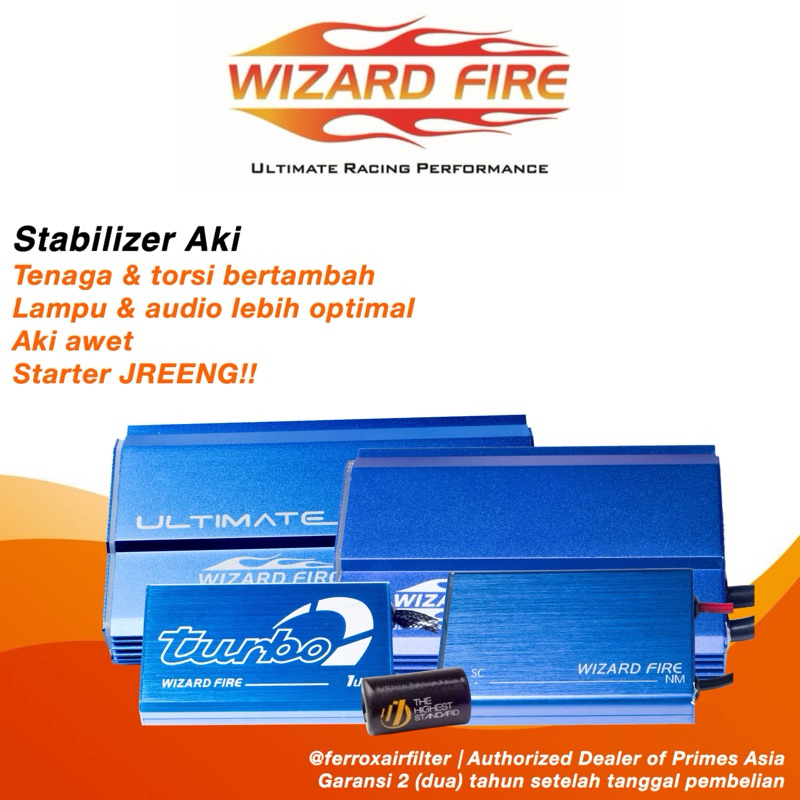 Jual WIZARD FIRE Stabilizer Aki Motor Penghemat BBM Tambah Akselerasi ...