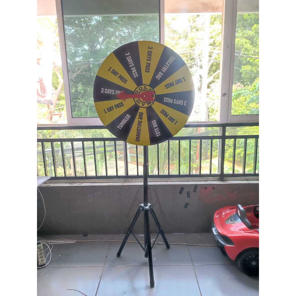 Jual Roda Undian Custom 80cm Desain Bebas/Tripod Roda Undian ...