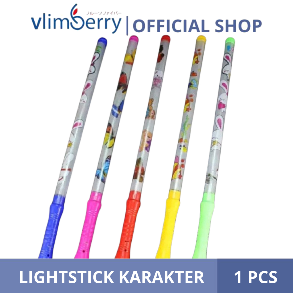 Jual Light Stick Karakter Mainan Tongkat Stick LED Karakter Kartun 1 ...
