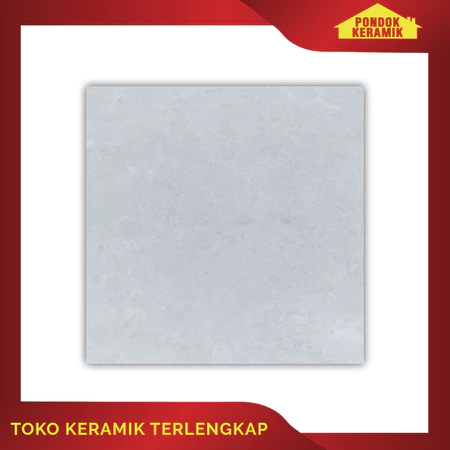 Keramik Lantai Hercules 50x50 Malaka Light Grey Motif Marble