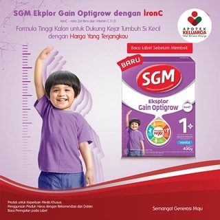 Jual [LANGSUNG KIRIM!!] Sgm Eksplor Gain Optigrow 1 Plus Vanila + Madu ...